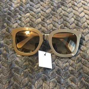 Marc Jacobs Cream/Taupe Sunglasses